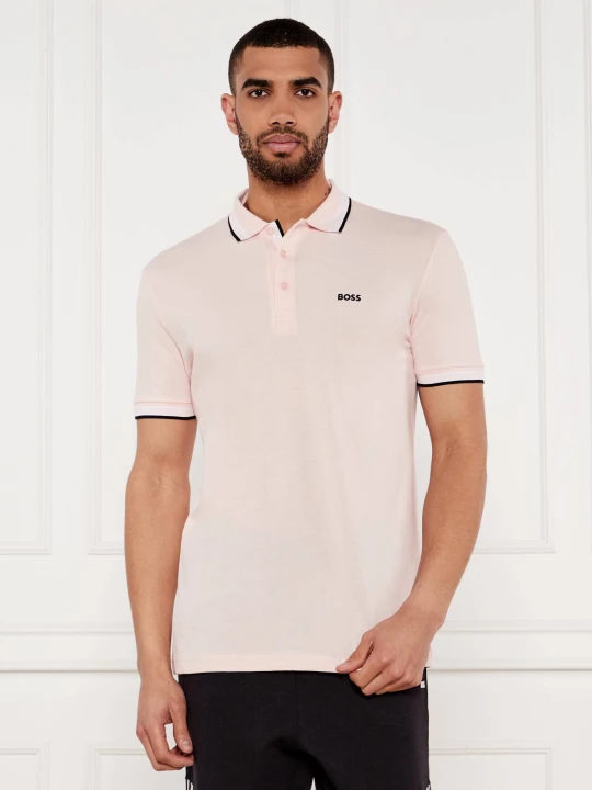 Zdjęcie produktu BOSS GREEN Polo Paddy | Regular Fit | pique pudrowy róż