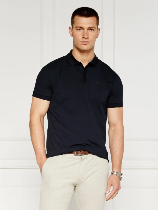 Zdjęcie produktu BOSS GREEN Polo Paddy | Regular Fit | stretch granatowy