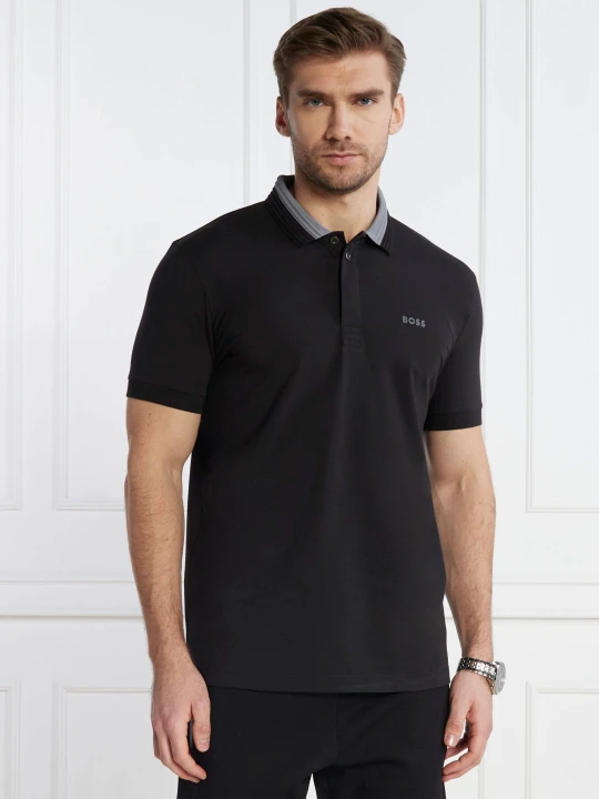 Zdjęcie produktu BOSS GREEN Polo Paddy | Regular Fit | stretch czarny