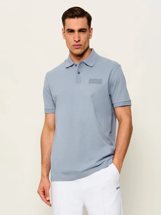 Zdjęcie produktu BOSS GREEN Polo Paddy Structure | Regular Fit szary