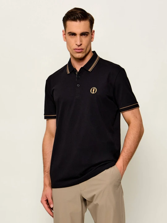Zdjęcie produktu BOSS GREEN Polo Paddy_The_Open-26 | Regular Fit | stretch czarny