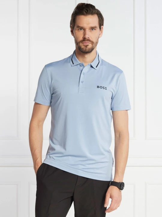 Zdjęcie produktu BOSS GREEN Polo Paddytech | Regular Fit błękitny