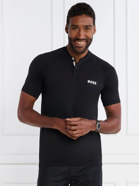 Zdjęcie produktu BOSS GREEN Polo Pariq MB 5 | Regular Fit czarny