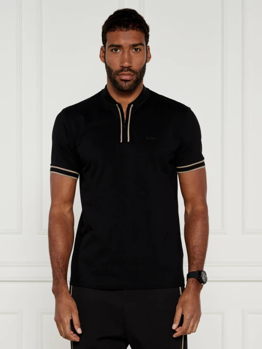 Zdjęcie produktu BOSS GREEN Polo Pariq | Regular Fit czarny