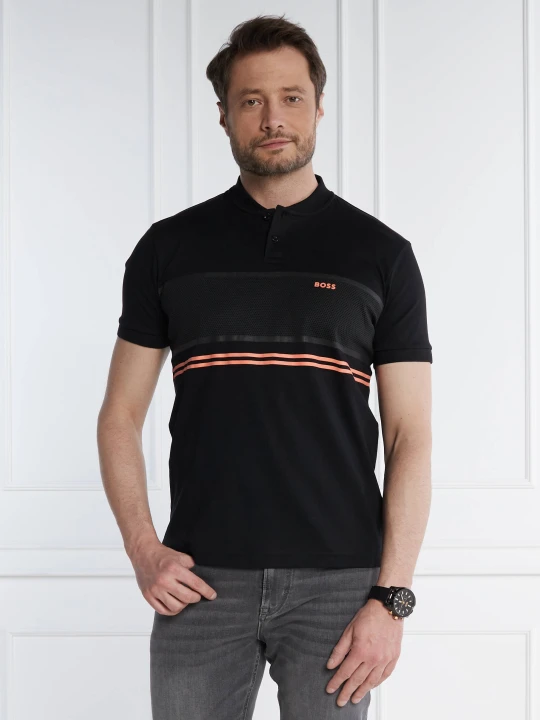 Zdjęcie produktu BOSS GREEN Polo Pariq | Regular Fit czarny