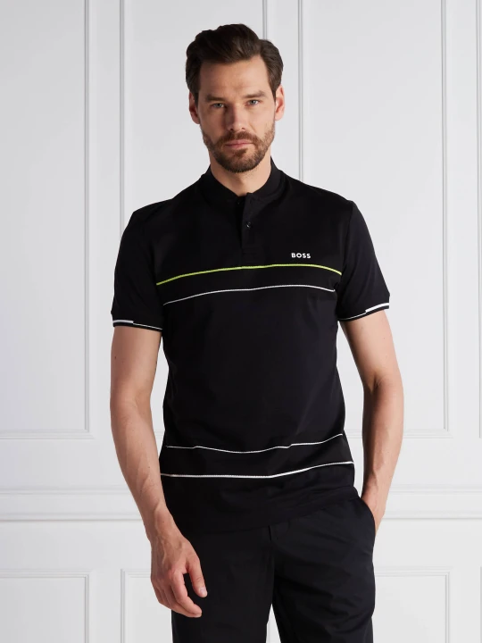 Zdjęcie produktu BOSS GREEN Polo Pariq | Regular Fit czarny