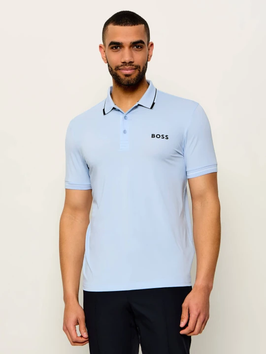 Zdjęcie produktu BOSS GREEN Polo Paul Pro | Slim Fit błękitny