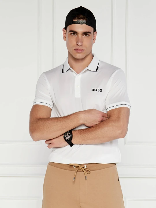 Zdjęcie produktu BOSS GREEN Polo Paul Pro | Slim Fit biały