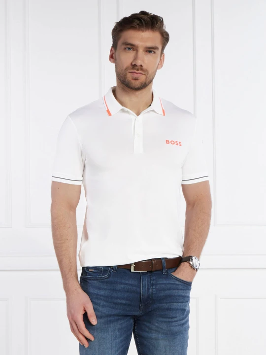 Zdjęcie produktu BOSS GREEN Polo Paul Pro | Slim Fit biały