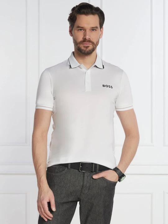 Zdjęcie produktu BOSS GREEN Polo Paul Pro | Slim Fit biały
