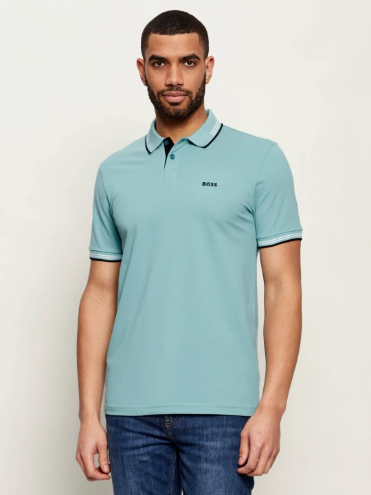 Zdjęcie produktu BOSS GREEN Polo Paul | Slim Fit | stretch morski