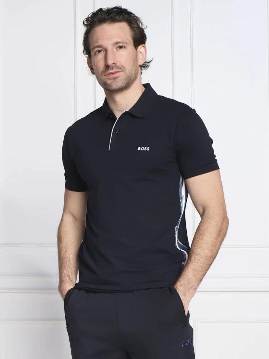 Zdjęcie produktu BOSS GREEN Polo Paule 2 | Slim Fit granatowy