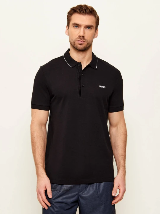 Zdjęcie produktu BOSS GREEN Polo Paule 4 | Slim Fit czarny