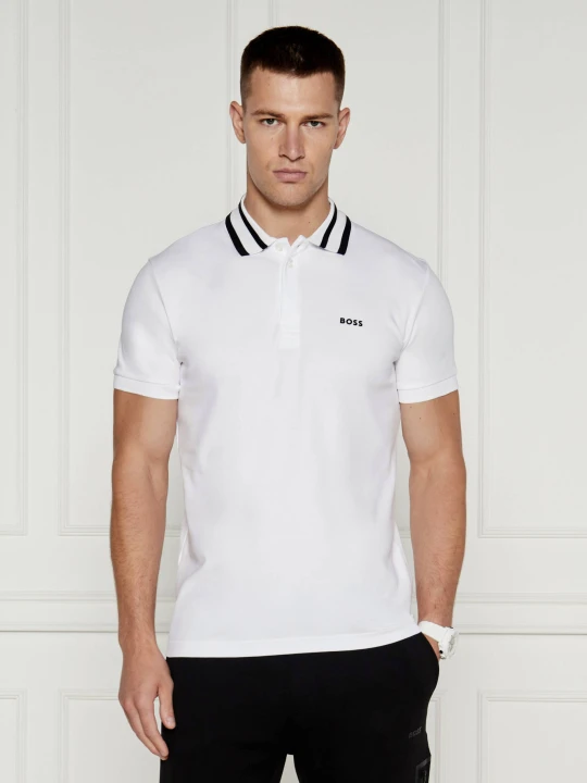 Zdjęcie produktu BOSS GREEN Polo Paule | Slim Fit biały
