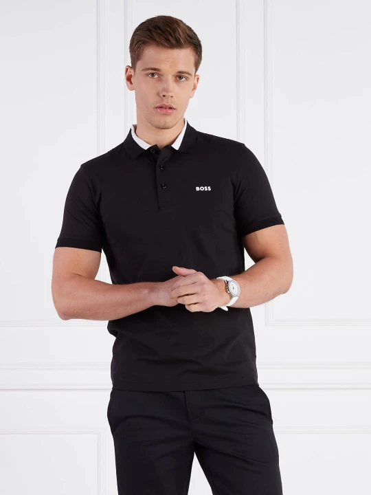 Zdjęcie produktu BOSS GREEN Polo Paule | Slim Fit czarny