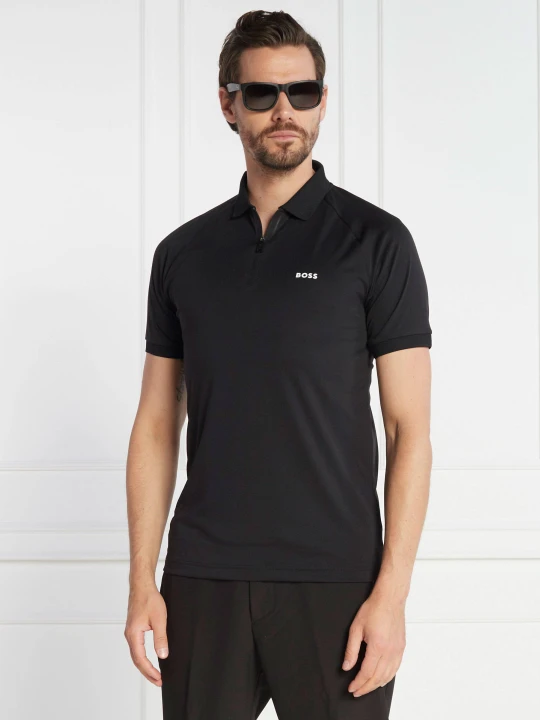 Zdjęcie produktu BOSS GREEN Polo Philicular | Slim Fit | stretch czarny
