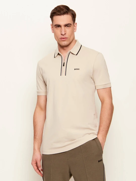 Zdjęcie produktu BOSS GREEN Polo Philix GOC | Slim Fit beżowy