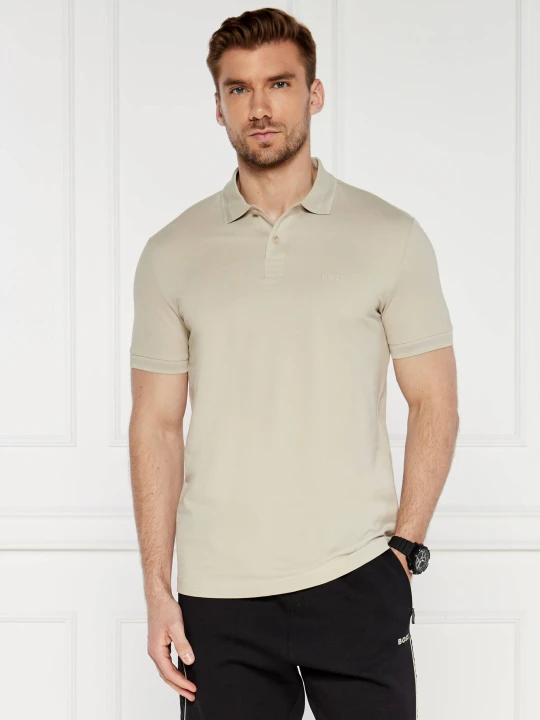 Zdjęcie produktu BOSS GREEN Polo Pio 1 | Regular Fit | stretch piaskowy