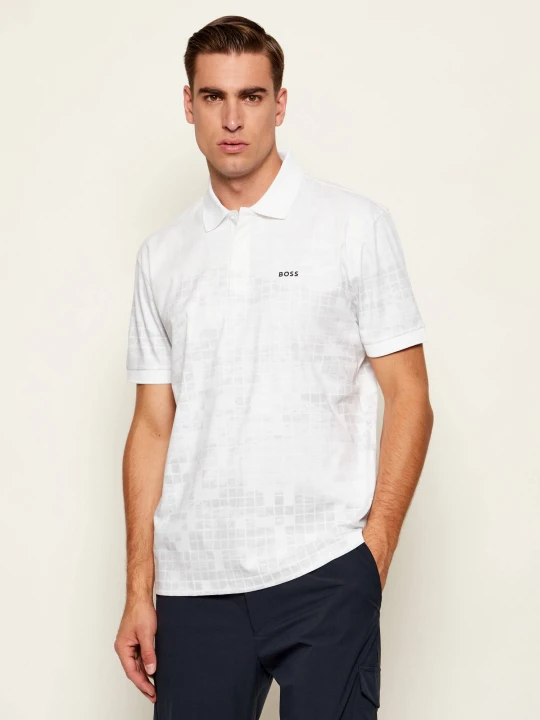 Zdjęcie produktu BOSS GREEN Polo PL_Clash PLKT | Regular Fit | mercerised biały