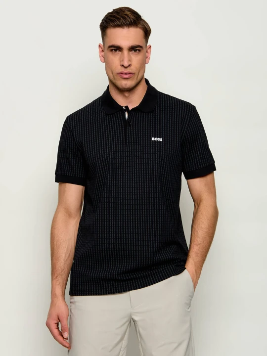 Zdjęcie produktu BOSS GREEN Polo PL_GOC Birdie 3 | Regular Fit | pique czarny