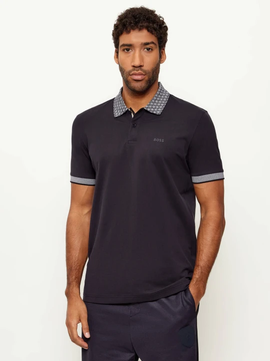 Zdjęcie produktu BOSS GREEN Polo PL_GOC Chip Paddy | Regular Fit granatowy