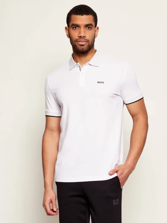 Zdjęcie produktu BOSS GREEN Polo PL_GOC Chip Paddy | Regular Fit biały
