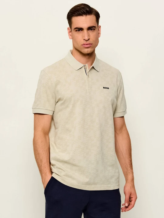 Zdjęcie produktu BOSS GREEN Polo PL_GOC Swing AO | Regular Fit beżowy