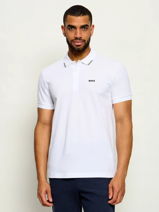 Zdjęcie produktu BOSS GREEN Polo PL_GOC Swing Paddy | Regular Fit biały
