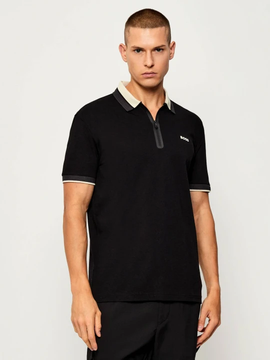 Zdjęcie produktu BOSS GREEN Polo PL_Hole19 Philix | Regular Fit czarny