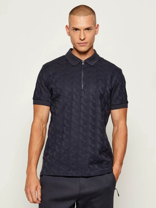 Zdjęcie produktu BOSS GREEN Polo PL_Mirror QZ | Relaxed fit granatowy