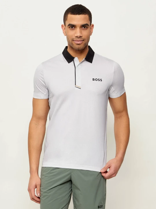 Zdjęcie produktu BOSS GREEN Polo PL_Paddytech GOC | Regular Fit szary