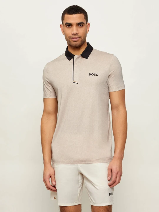 Zdjęcie produktu BOSS GREEN Polo PL_Paddytech GOC | Regular Fit beżowy