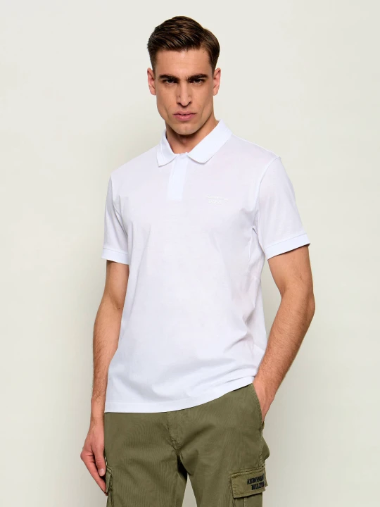 Zdjęcie produktu BOSS GREEN Polo PL_PS Spirit70 Plk | Boss x Porsche | Regular Fit biały