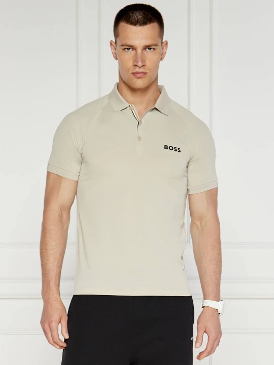 Zdjęcie produktu BOSS GREEN Polo | Slim Fit beżowy