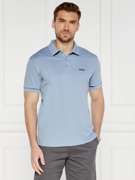 Zdjęcie produktu BOSS GREEN Polo | Slim Fit niebieski