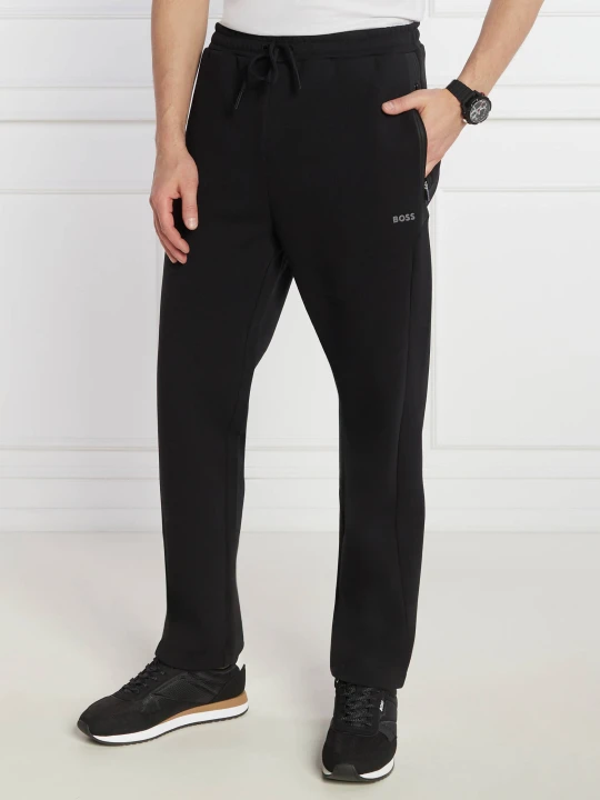 Zdjęcie produktu BOSS GREEN Spodnie dresowe Hadim 1 | Straight fit czarny