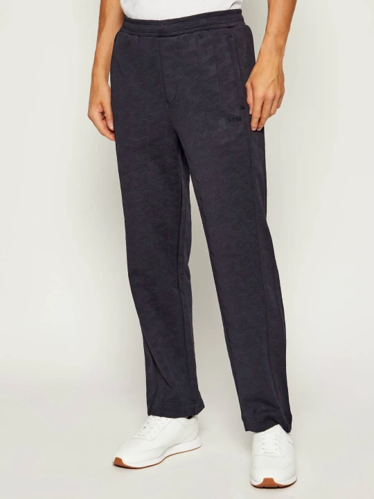 Zdjęcie produktu BOSS GREEN Spodnie dresowe JT_Mirror Long | Regular Fit granatowy