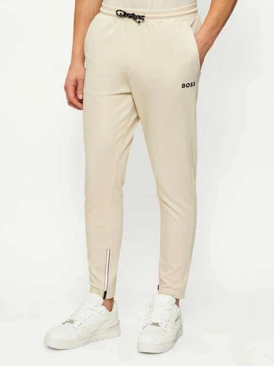 Zdjęcie produktu BOSS GREEN Spodnie dresowe JT_TOC Spin Long | Regular Fit beżowy