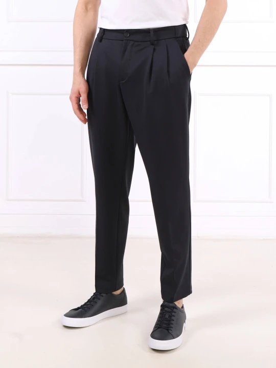 Zdjęcie produktu BOSS GREEN Spodnie T_Acron-AJ | Regular Fit granatowy