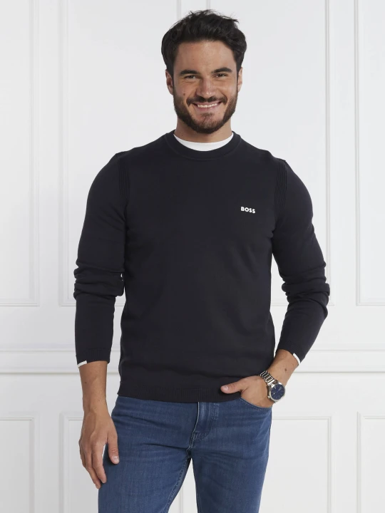 Zdjęcie produktu BOSS GREEN Sweter Ever-X | Regular Fit granatowy