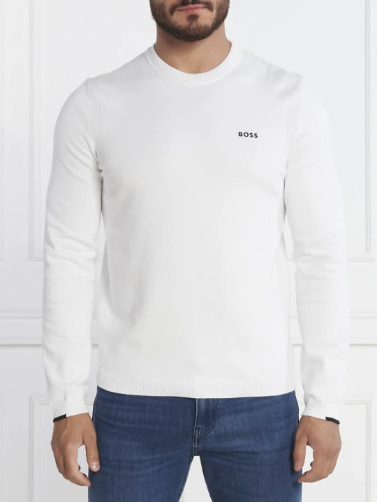 Zdjęcie produktu BOSS GREEN Sweter Ever-X | Regular Fit biały