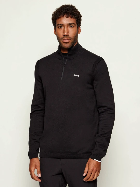Zdjęcie produktu BOSS GREEN Sweter K_Ever-X QZ | Regular Fit czarny