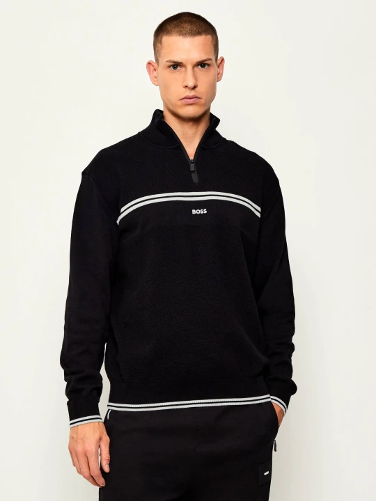 Zdjęcie produktu BOSS GREEN Sweter K_Zone QZ | Regular Fit czarny