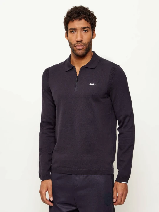 Zdjęcie produktu BOSS GREEN Sweter KN_Ever-X PL | Regular Fit granatowy