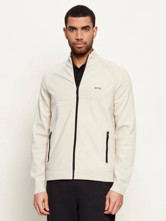 Zdjęcie produktu BOSS GREEN Sweter KN_Unity HY | Regular Fit beżowy