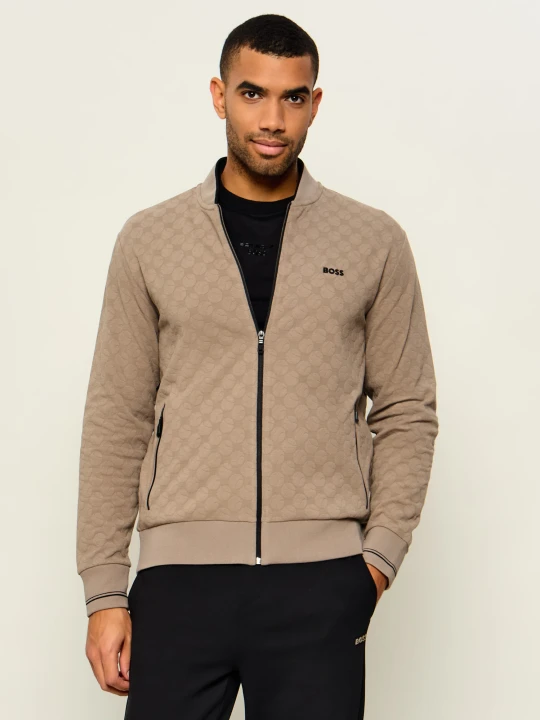 Zdjęcie produktu BOSS GREEN Sweter SW_Revival Skarley | Regular Fit beżowy