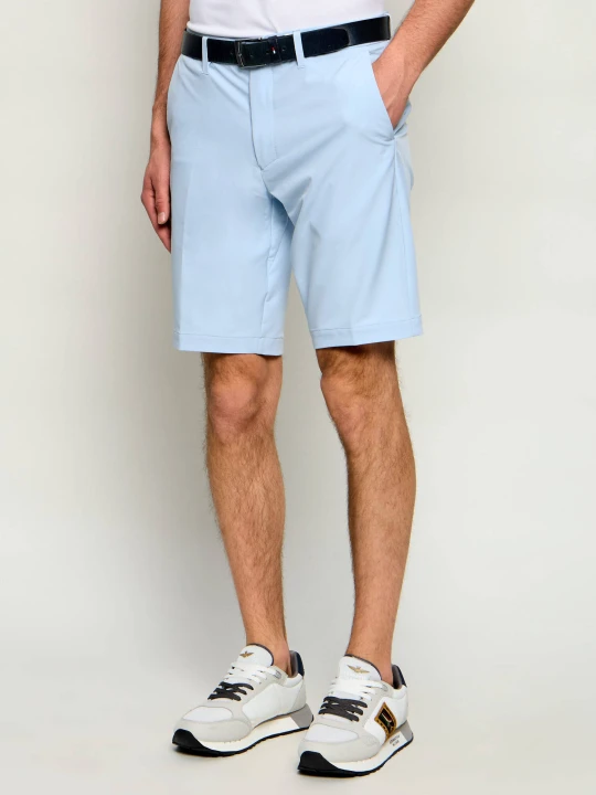 Zdjęcie produktu BOSS GREEN Szorty chino S_Commuter_10.5 | Slim Fit błękitny