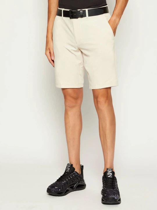 Zdjęcie produktu BOSS GREEN Szorty chino S_Commuter_10.5 | Slim Fit | easy iron kremowy