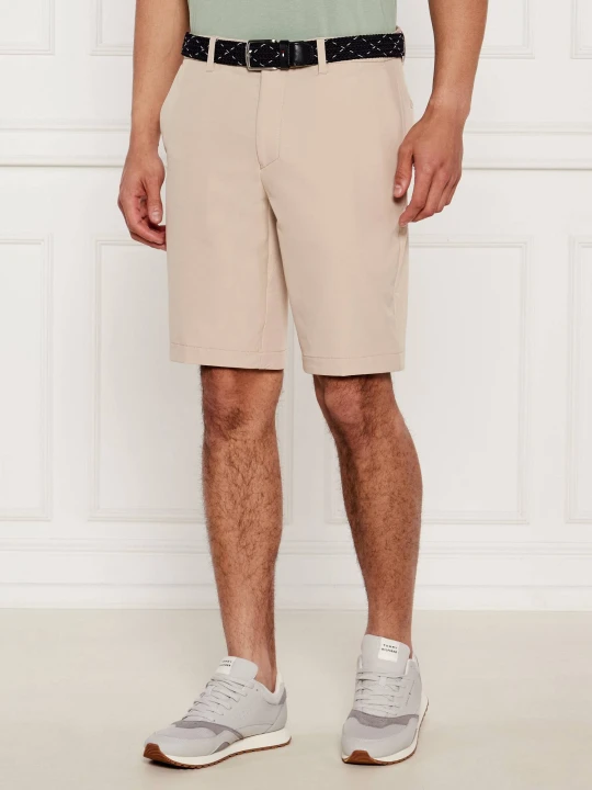 Zdjęcie produktu BOSS GREEN Szorty chino S_Commuter_10.5 | Slim Fit | easy iron beżowy