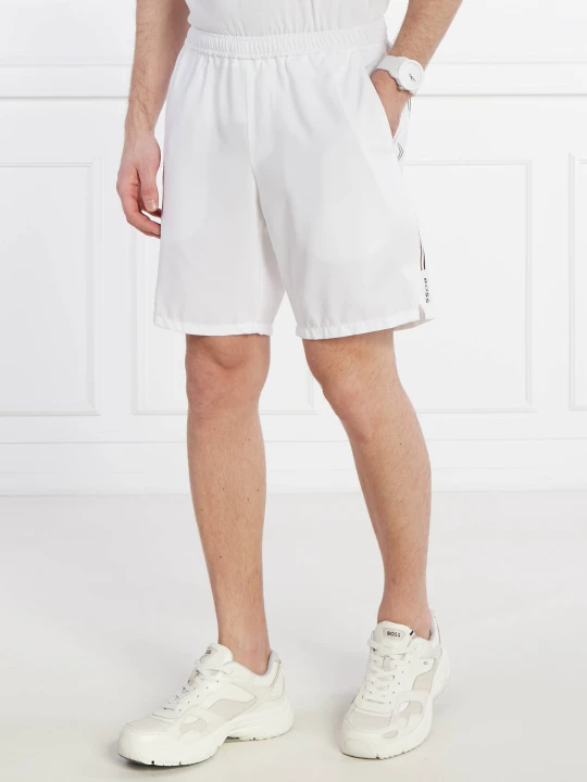 Zdjęcie produktu BOSS GREEN Szorty S_Break boss x matteo berrettini | Regular Fit biały